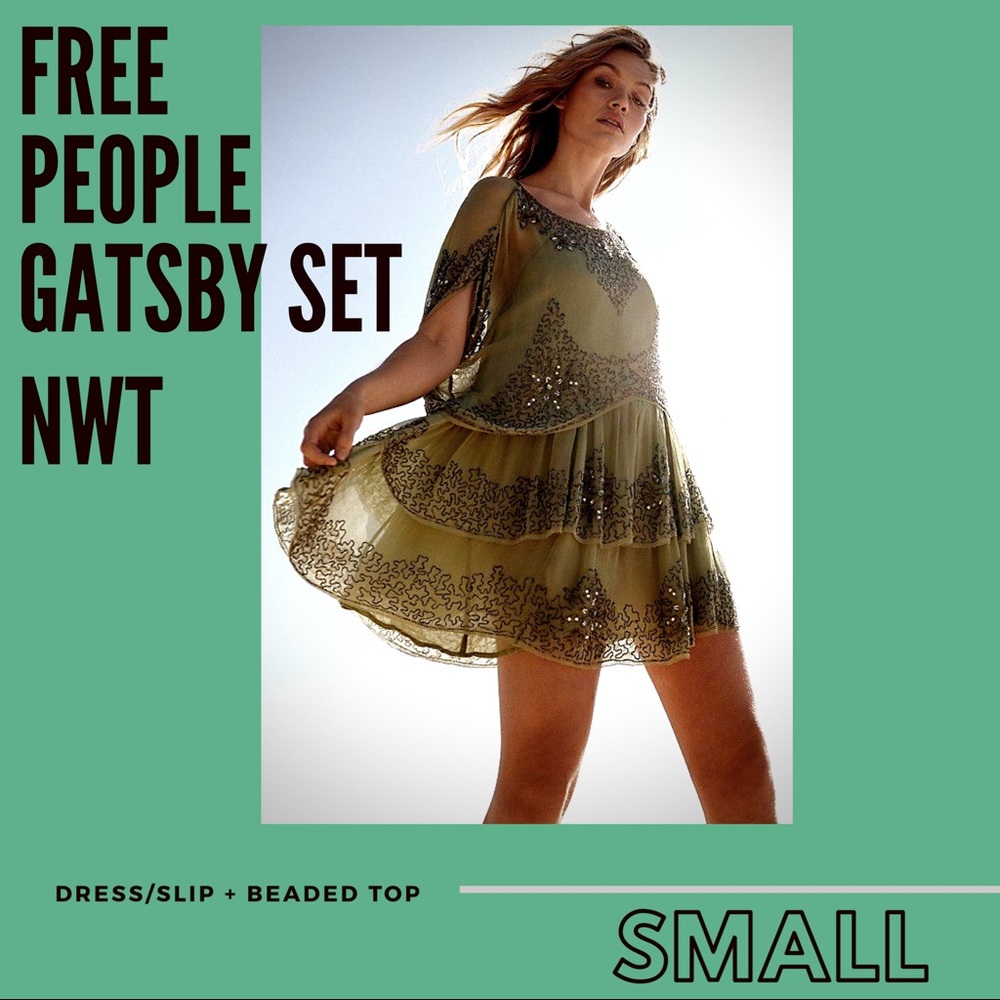 SOLD FREE PEOPLE GATSBY SET NWT